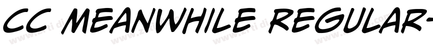 CC Meanwhile Regular字体转换